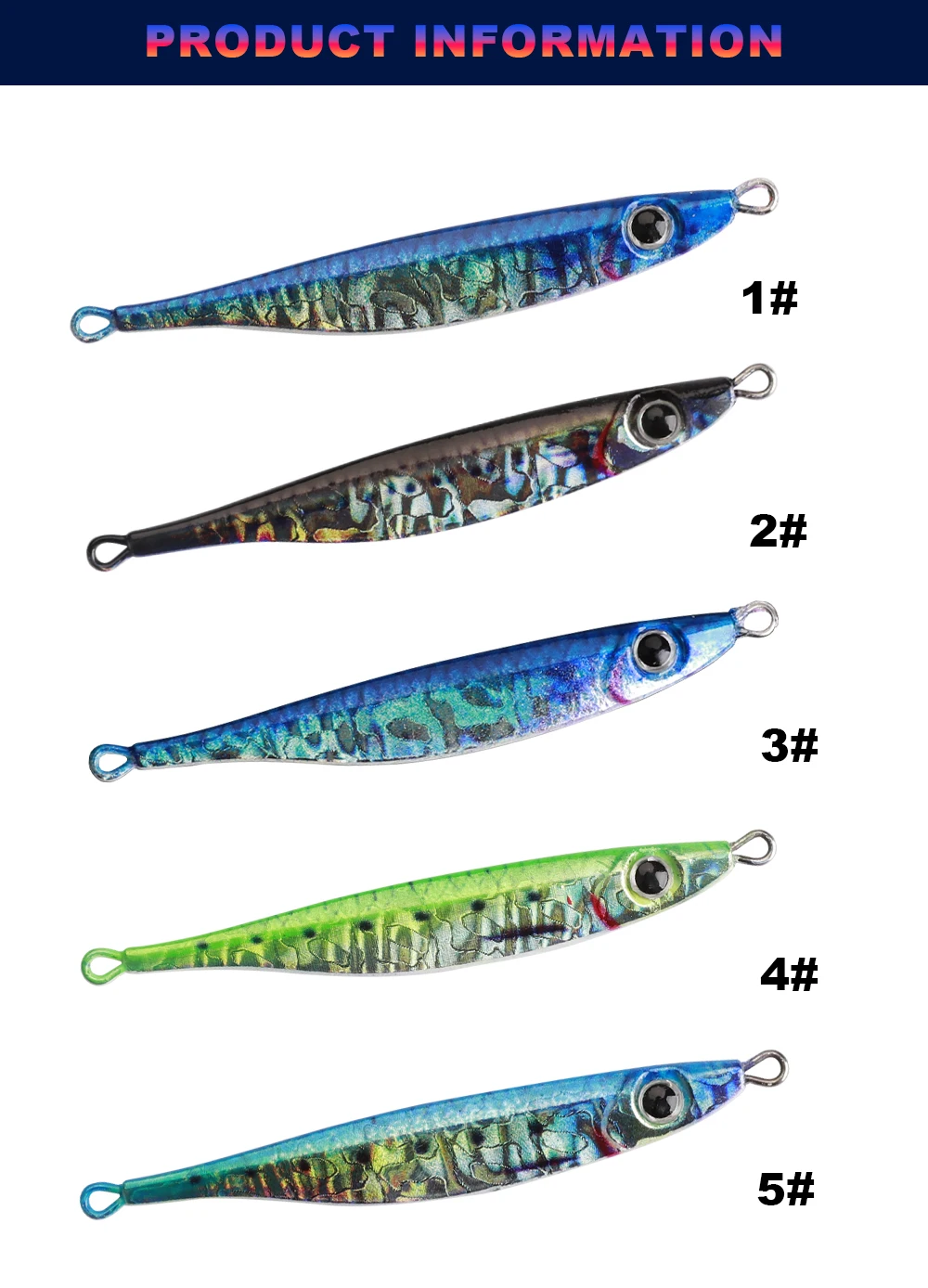 NGB Metall-Jig Angelköder 10g-40g 6,5-9,5CM Trolling-Hardbait Bass-Angelköder Forellen-Jigköder Salzwasser-Köder – Detail 2