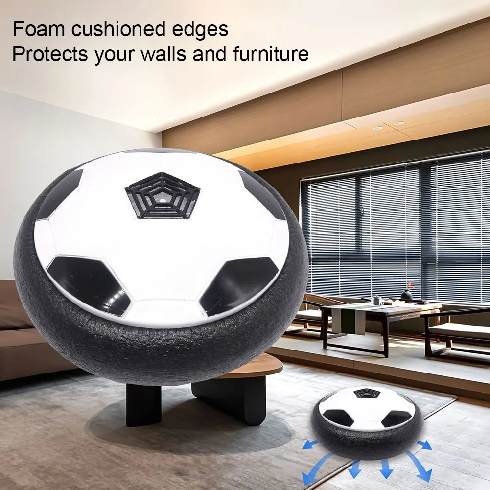 LED Light Hover Soccer Disc Toy with Foam Bumper Hover Soccer Ball