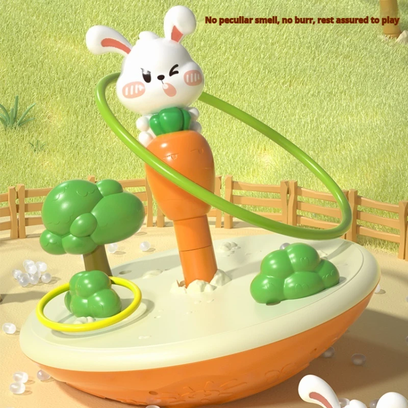 Ring Toys Children Puzzle Parent Child Interaction Ring Toss Throwing Pot Throwing Baby Kindergarten Game Giraffe Dinosaur 3