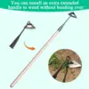 TAIMIMEI Garden Hollow Hoe Sharp Durable Garden Weeding Tools for Backyard Loosening Farm Planting Weeding 2