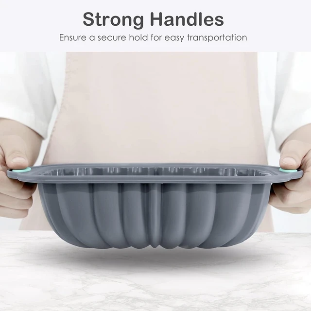 Silicone Cake Pan Non-Stick 8-10-Inch Food Grade Silicone Cake Mold Baking Pan Toast Tray Bread Pan Dessert Bakeware Cake Tools 4
