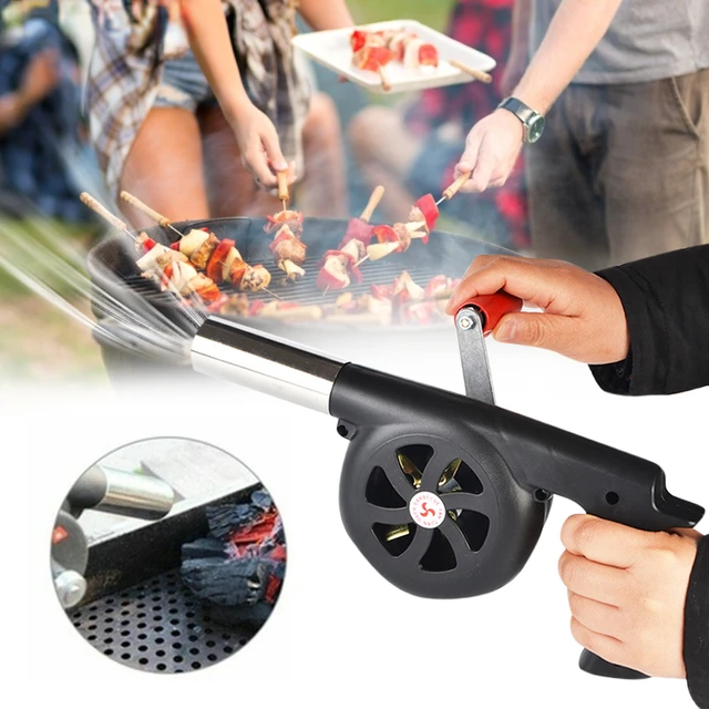 1Pc Kültéri Konyhai Barbecue Légfúvó Ventilátor Tűzoltó Fenekű - Image 6