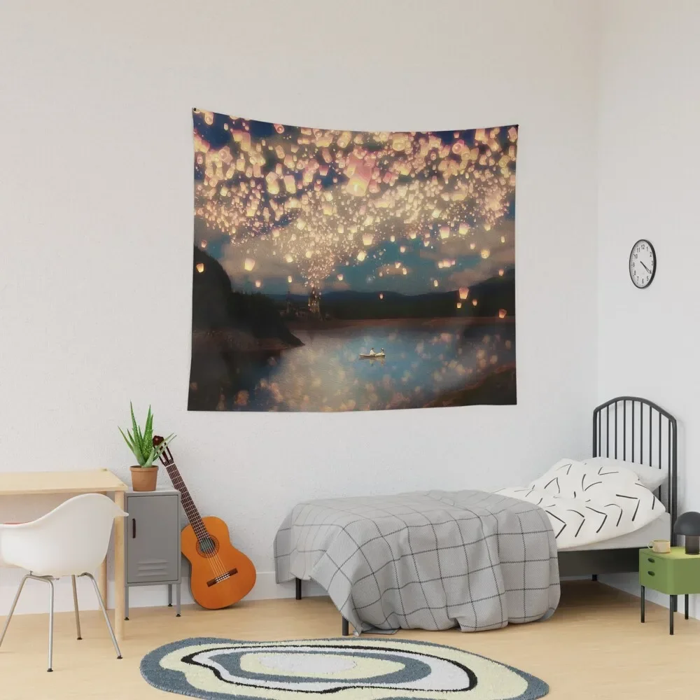 

Wish Lanterns for Love Tapestry Bedroom Decor Aesthetic Room Decore Aesthetic Decor For Bedroom Tapestry