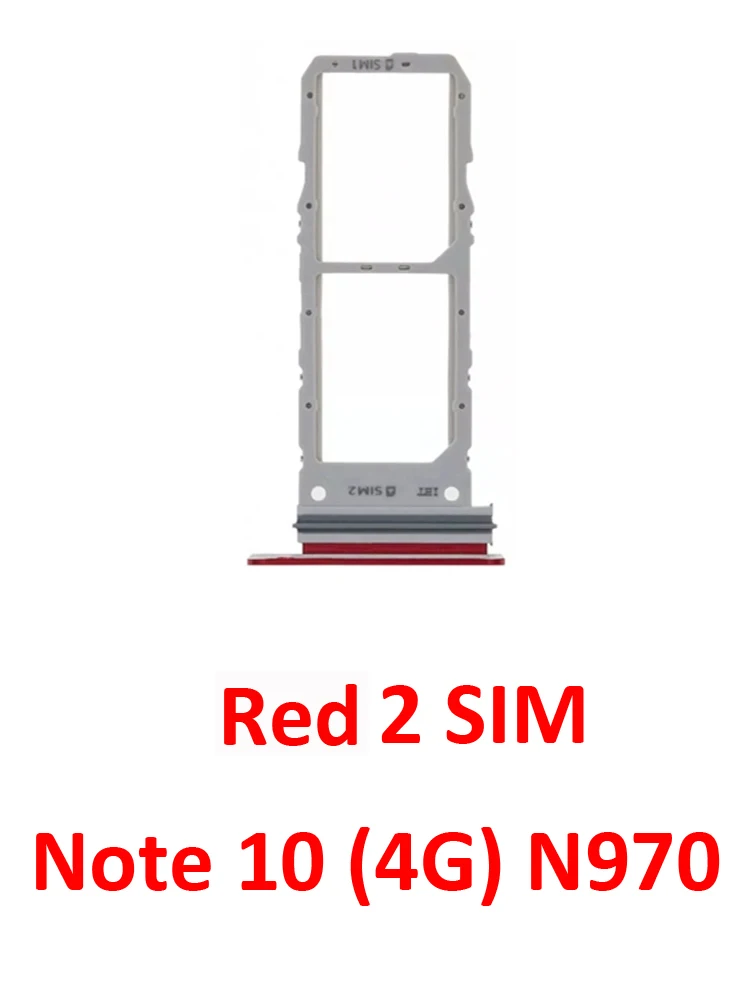 Black SIM Card Tray Slot Holder for Samsung Galaxy Note 10 Series