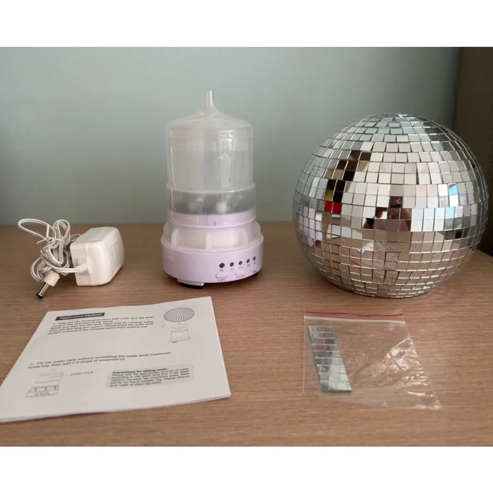 Disco Diffuser for Emit 7 Types of Light Disco Ball Aromatherapy Spinning  Scented Delight 90ml Rotatable Aromatherapy Humidifier - AliExpress