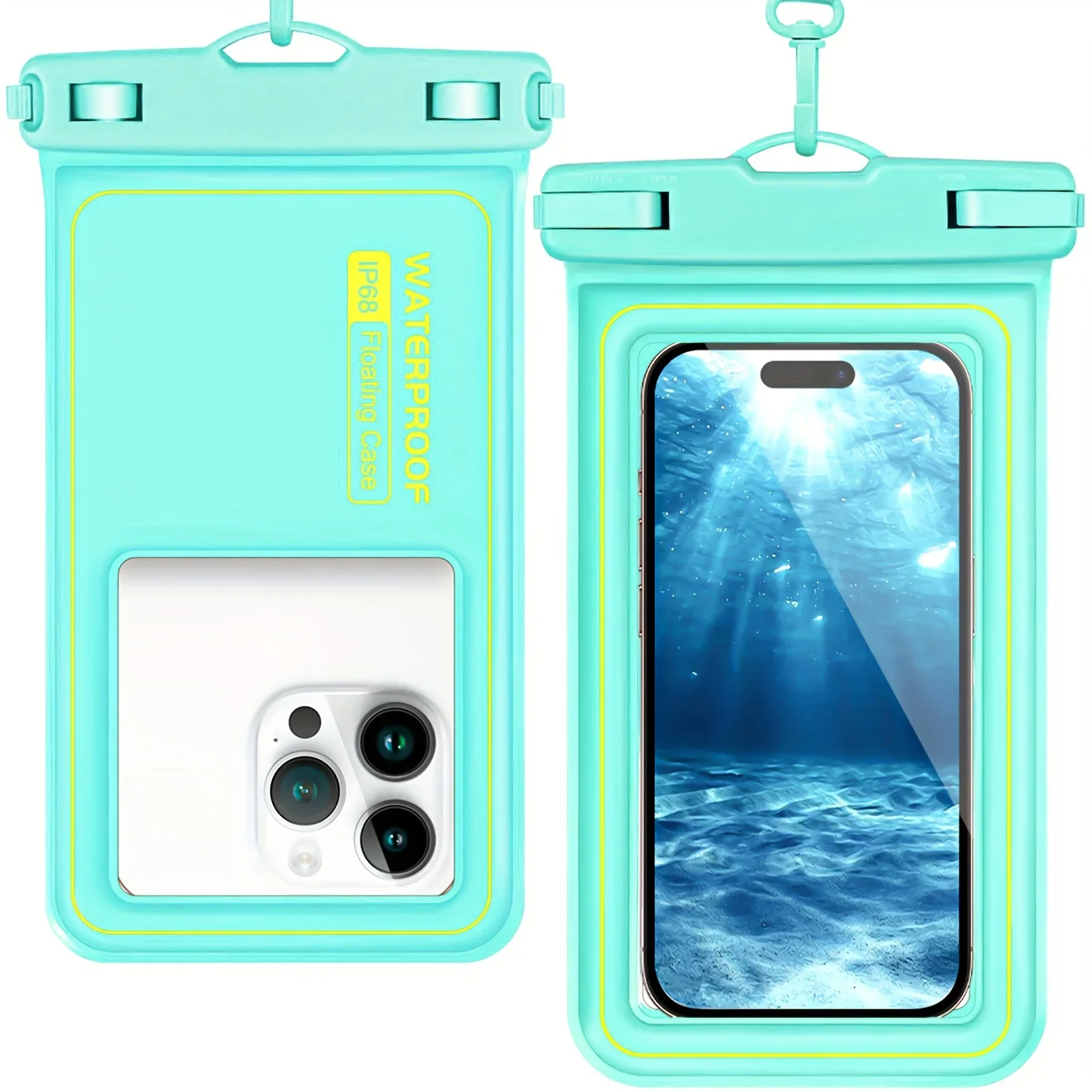 Universal Waterproof Floating Airbag Sports Pouch with Touch Screen & Strap