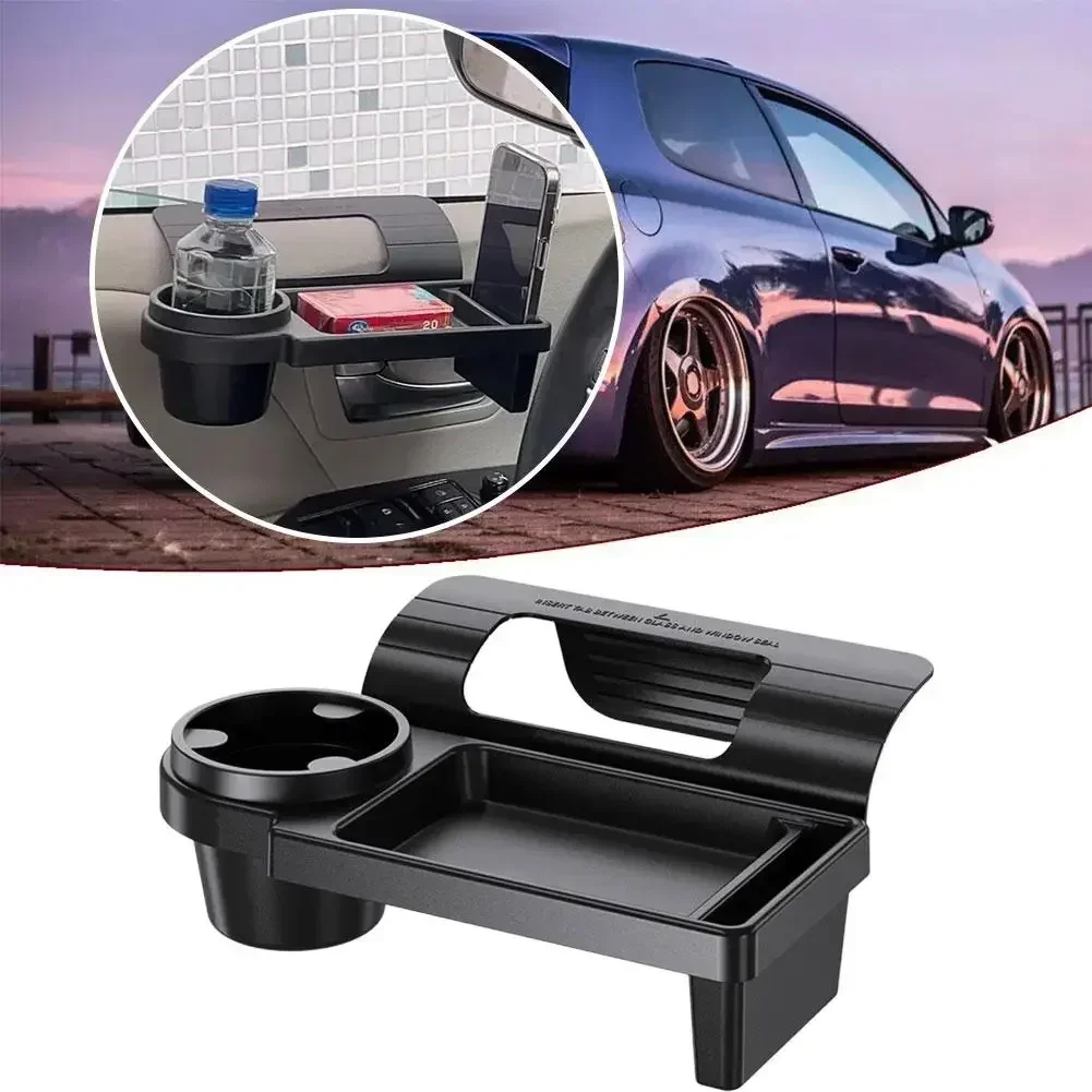 Car Organizer Box Multifunctional Hanging Storage Rack with Cup Holder Drink Holder Side Door Window Phone Slot For Car Interior