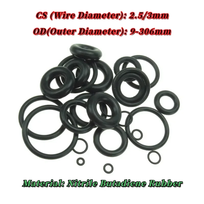 NitrileButadieneRubberBandsHighPressureORingsNBRORingGaskets