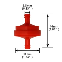 5/10pcs Lawn Mower 1/4" Inline Gas Fuel Filter for Briggs Stratton 298090 298090S Toro 42-5240 56-6360 Garden Trimmer Part 2