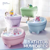 Tub Air Humidifier with Small Spray Hydration, Silent USB Aromatherapy Diffuser for Bedroom, Desktop, Car, Home, and Office Use 1