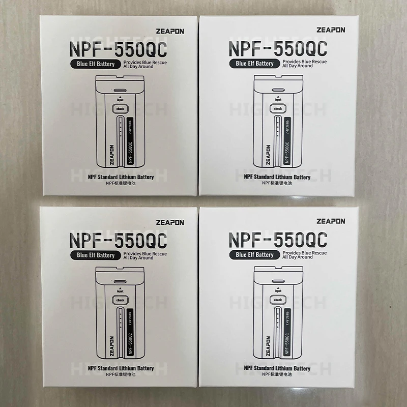 - NPF-550QC 3500mAh Li-Ion Type-C Fast Charge High Capacity Power for Slide/Moni
