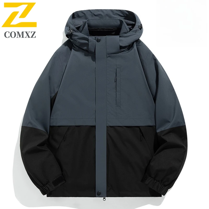 Men Women's 3-in-1 Jacket Waterproof Windproof Winter Thermal Ski Coat with Detachable Fleece Liner Outdoor Mountaineering Suit