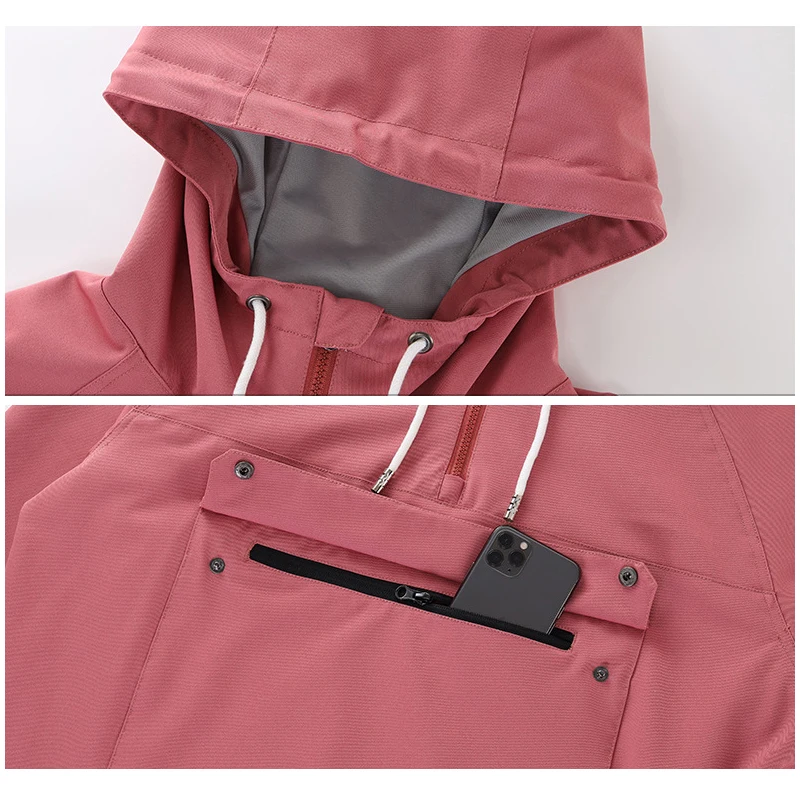 Winter New Ski Jackets Hoodie Windproof Insulation Waterproof Snowboarding Skiing Tops Outdoor Sports Snow Clothing Women Men