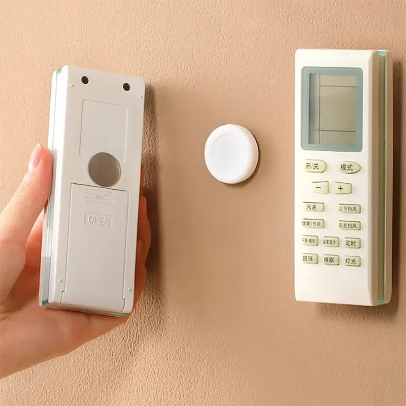 Magnetic Hooks Wall Mounted Remote Control Magnet Holder Key Anti-Lost Router Socket Organizer Hook Mini Home Storage
