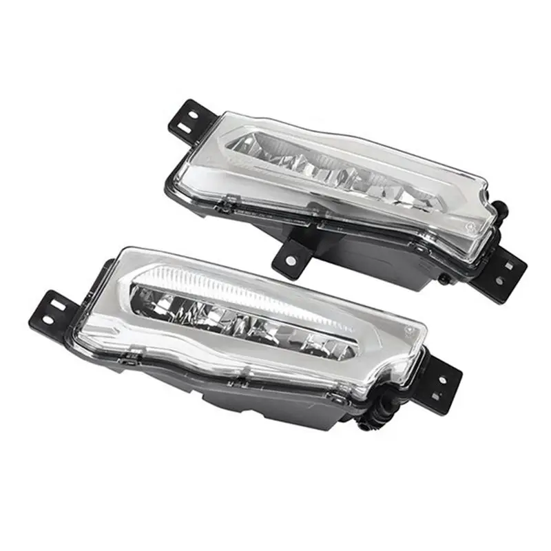 A76T-1쌍 프론트 범퍼 안개등 LED 주간 주행등 BMW X3 X4 G01 G02 17-19 63177412527 63177412528 드라이빙 램프