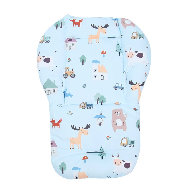 Baby Kids Highchair Cushion Pad Mat Booster Seats Cushion Pad Mat Feeding Chair Cushions Pad Stroller Cushion Mat Cotton 5