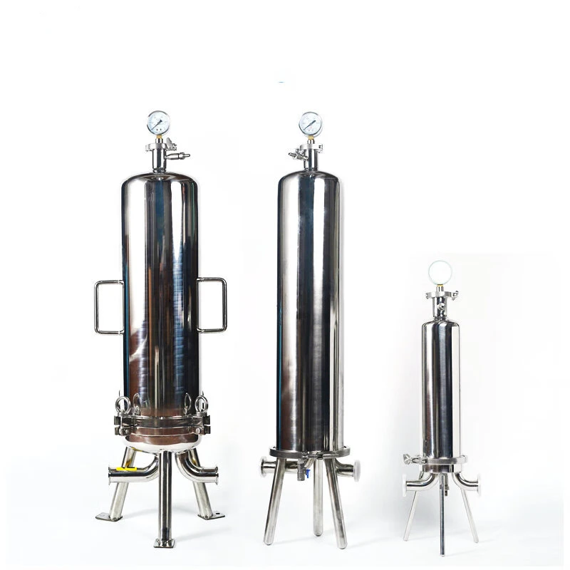 

Stainless Steel Filter Cartridge Filter Liquid Purified Water Preparation Sterilization Filter 5-Inch Straight-through Filter
