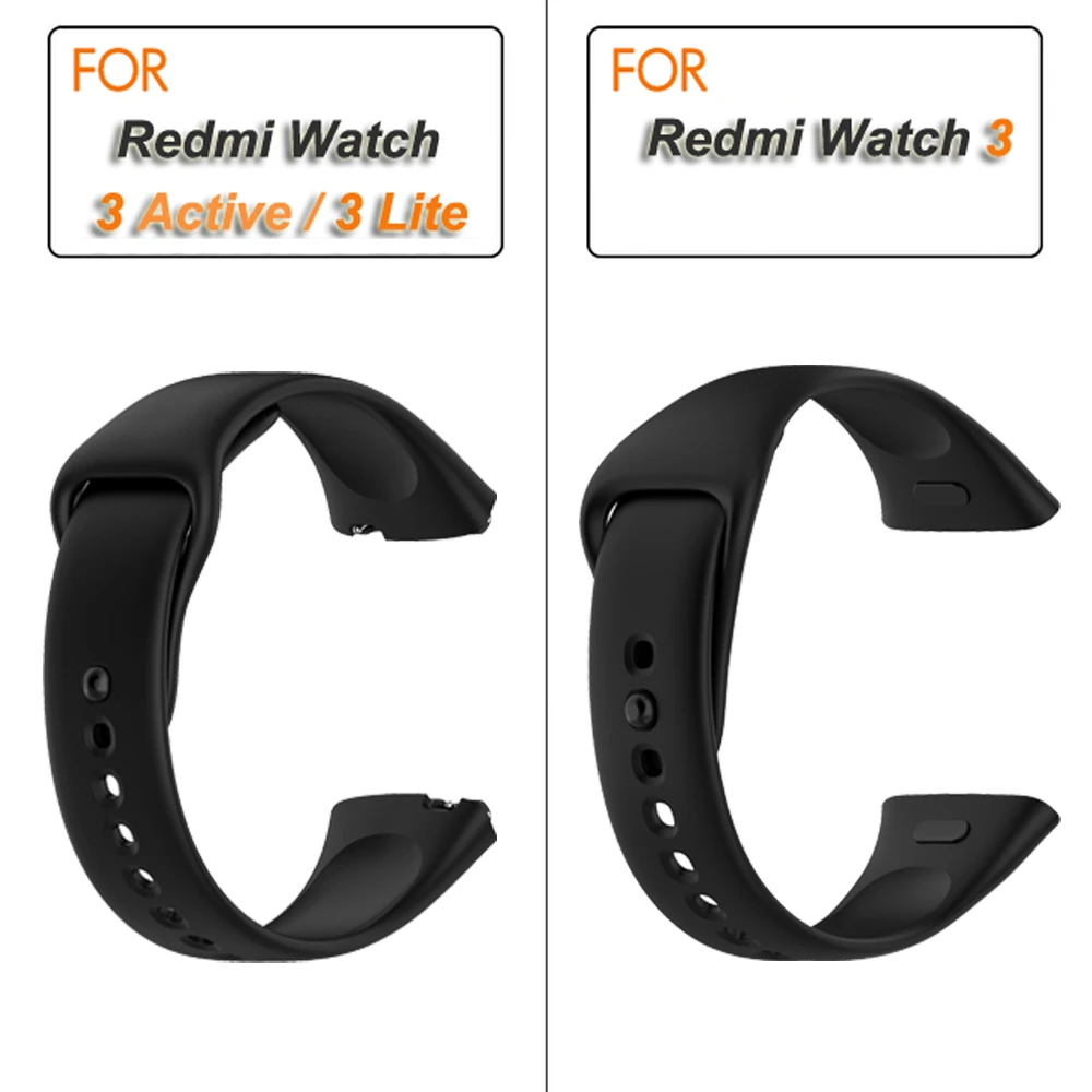 Silicone Replacement Watch Strap for Xiaomi Redmi Watch 3 - Comfortable and Durable Bracelet