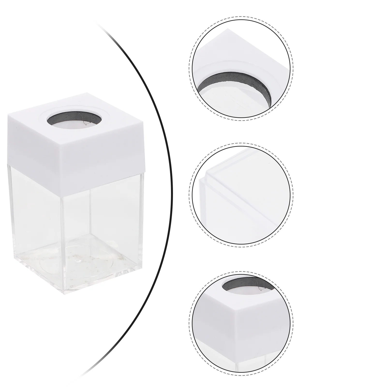 Photo Holder Paper Clips Bobby Pin Holder Paper Clip Container Staples Paper Clip Holder Document Clip Holder Storage Box For