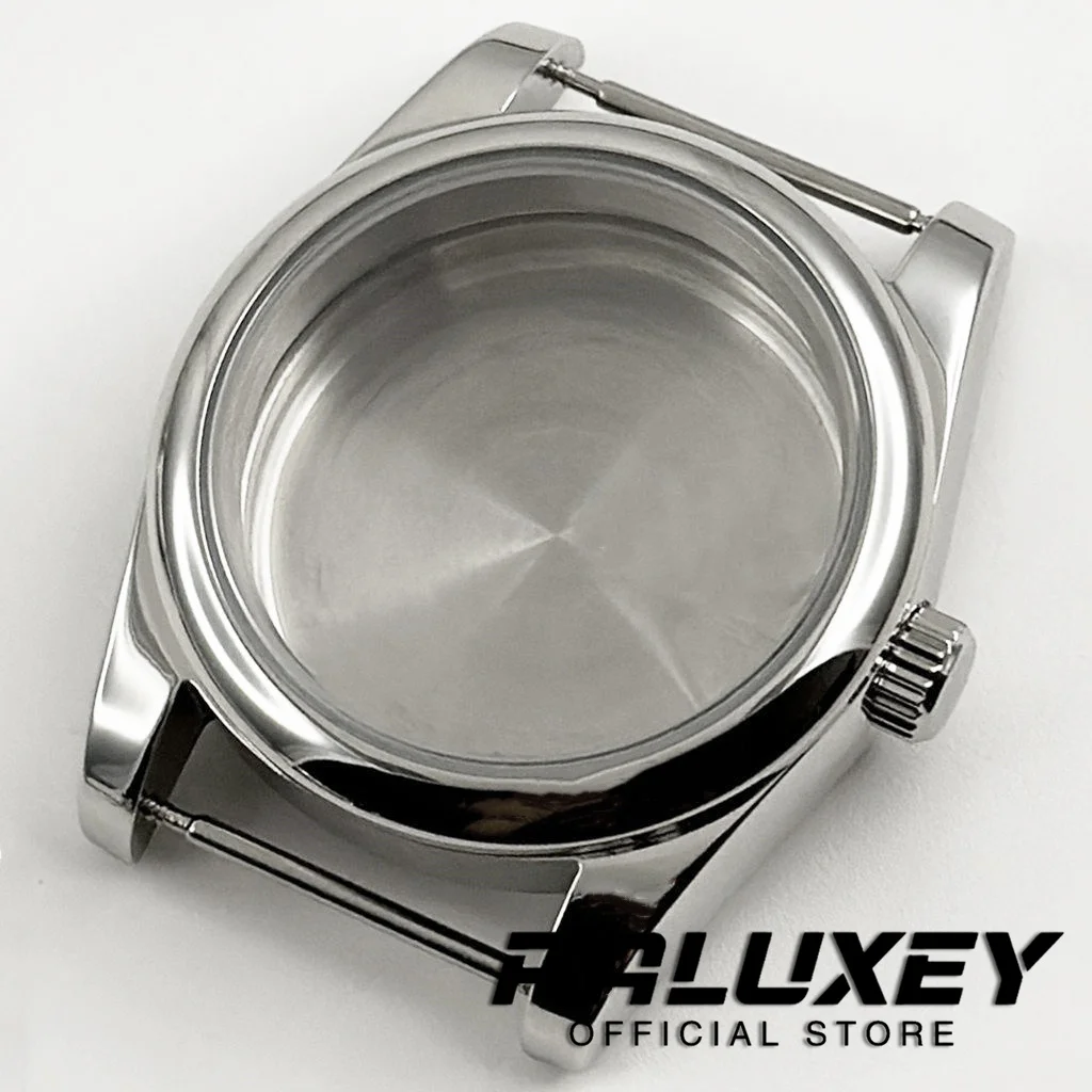 Elegant Smooth Polished Bezel Watch Case with Sapphire Crystal and Jubilee Bracelet, 36MM/40MM