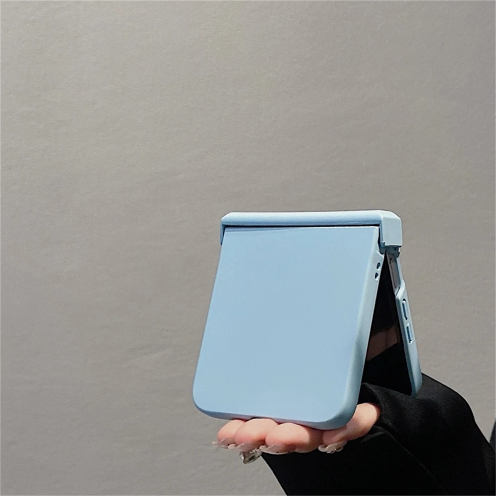 Candy Color Skin Feel Hinge Protective Phone Case Cover