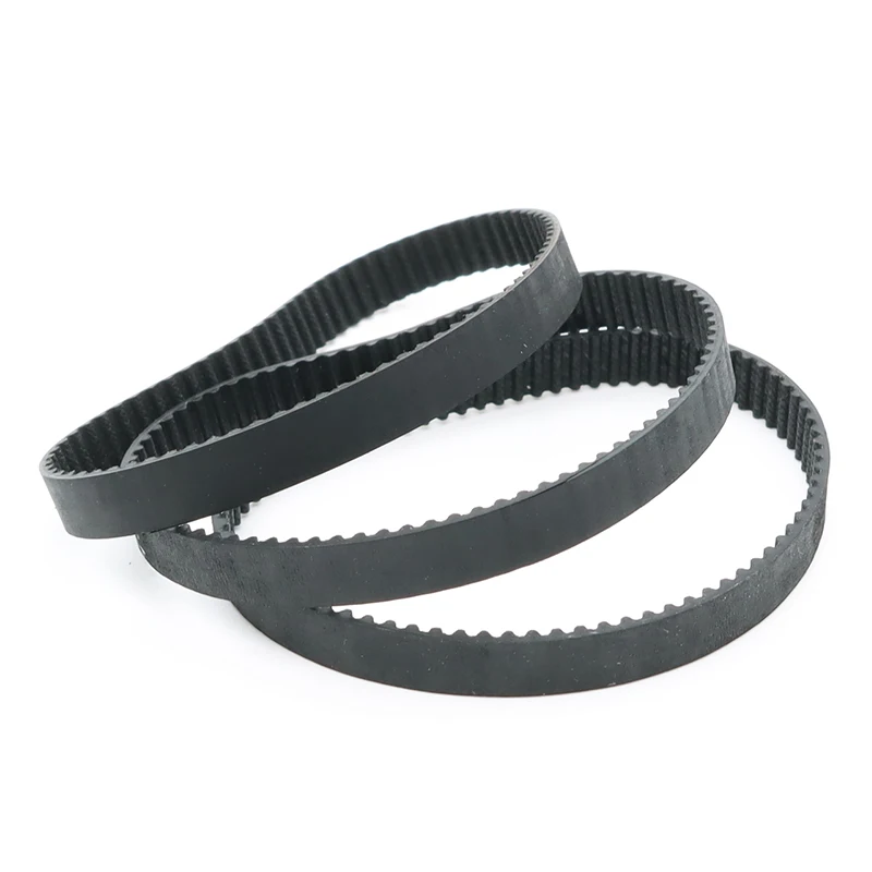 HTD 2M 타이밍 벨트 2M 폐쇄 루프 고무 벨트 폭 4/6/10/15mm 길이 118 120 126 130 136 142 158mm 2M 드라이브 톱니 벨트 HTD2M