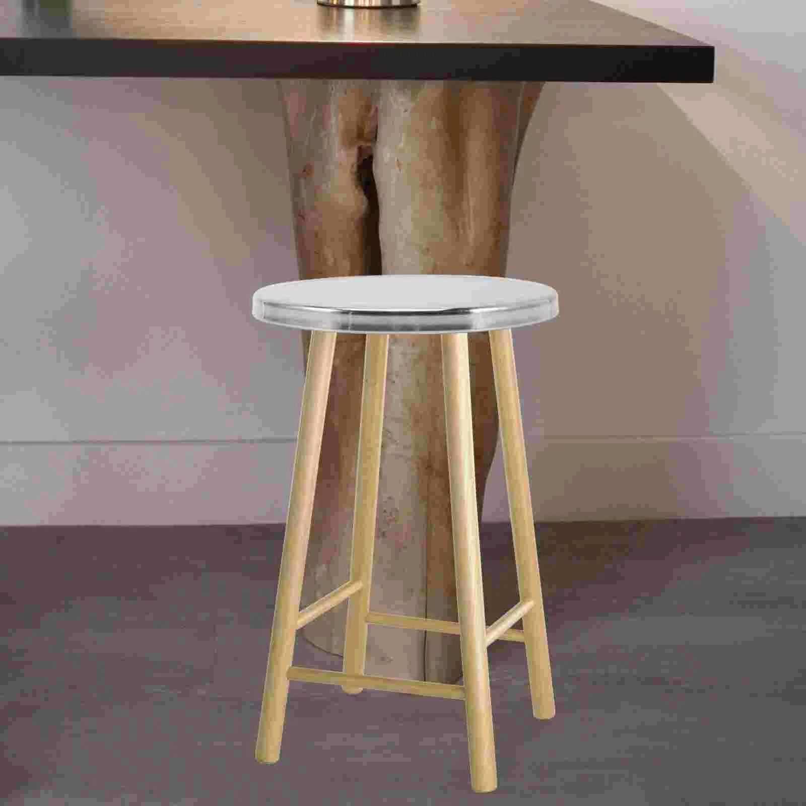 

Bar Stool Replacement Seat Chairs Accessories Stainless Steel Seats Round Stools Supply Cushion Student