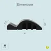 Pilates Arc, Step Barrel for Spine Exercises, Balance, Core Strengthening, and Stretching, Spine Corrector, Reformer Wedge 4