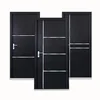 Delicate appearance villa painting cheaper wood black solid core home room hotel slab interior flush wooden internal doors 1