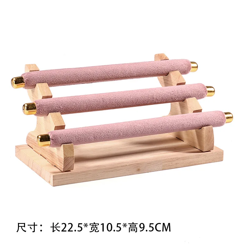 Espositore Per Gioielli In Velluto Rosa A Forma Di Germoglio Di Fagiolo – Porta Orecchini, Collane E Anelli - 2