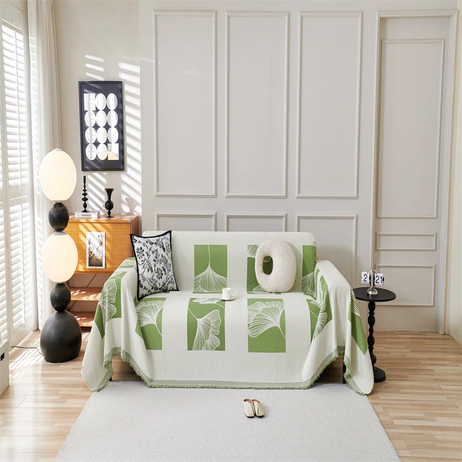 

Новое поступление, покрывало для дивана, новый зеленый бамбуковый чехол для дивана в китайском стиле, универсальный всесезонный Универсальный дышащий чехол для дивана