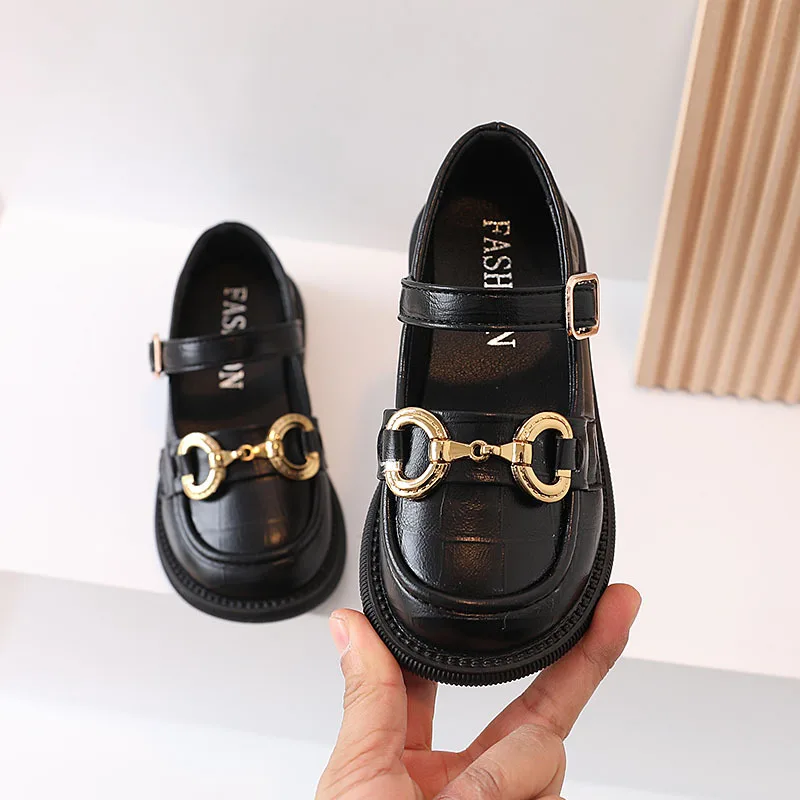 Zapatos Ni&ntilde;a Girl Leather Shoes British Mary Jane Shoes Soft Sole Princess Shoe Sweet Lolita Kid Shoe Dress for Girls