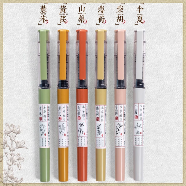 Rollerball Pen Fine Point Pens: 6 Pack 0.5mm Rollerball Pen, Extra Fine  Point Pens Black Liquid Gel Ink Pen Set, Fine Tip Pens - AliExpress