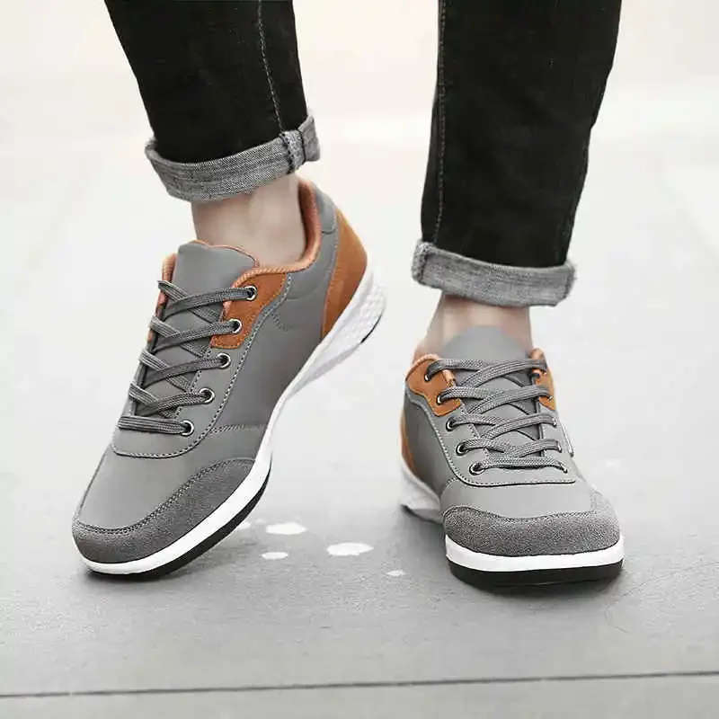 

Man Sport Shoes New Breed Running Shoes Men Round-Toe Men Sports Shoes Casual Leatherette Lightweight Sneakers Man Mem Tennis