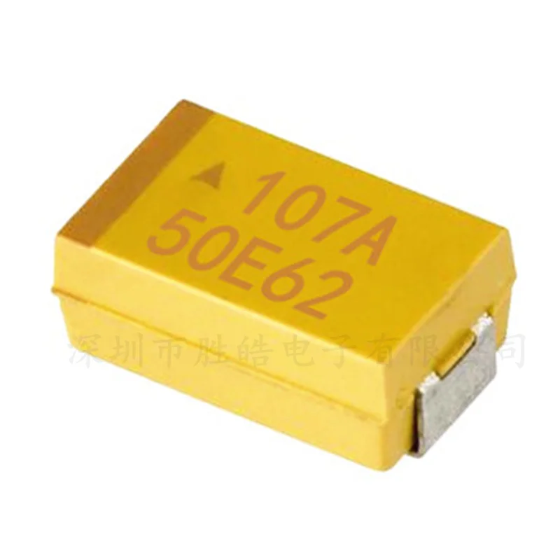 10piece Type C 6032 SMD Tantalum Capacitor Type C 100UF 10V Printing 107A High Quality Good Quality  Patch  New