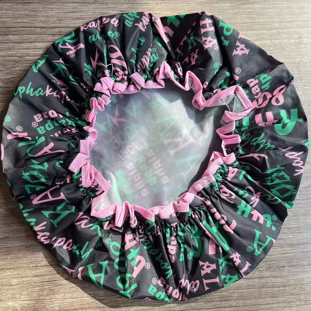 Black Nightcap/Shower Cap Sorority Sisters Association College Party Gifts for Women 3