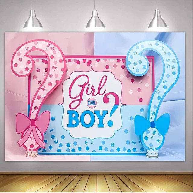 성별 공개와 베이비 샤워를 위한 마법 같은 분위기를 연출하는 완벽한 배경