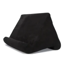 Cozy Foam Tablet and Phone Stand Pillow (Black)