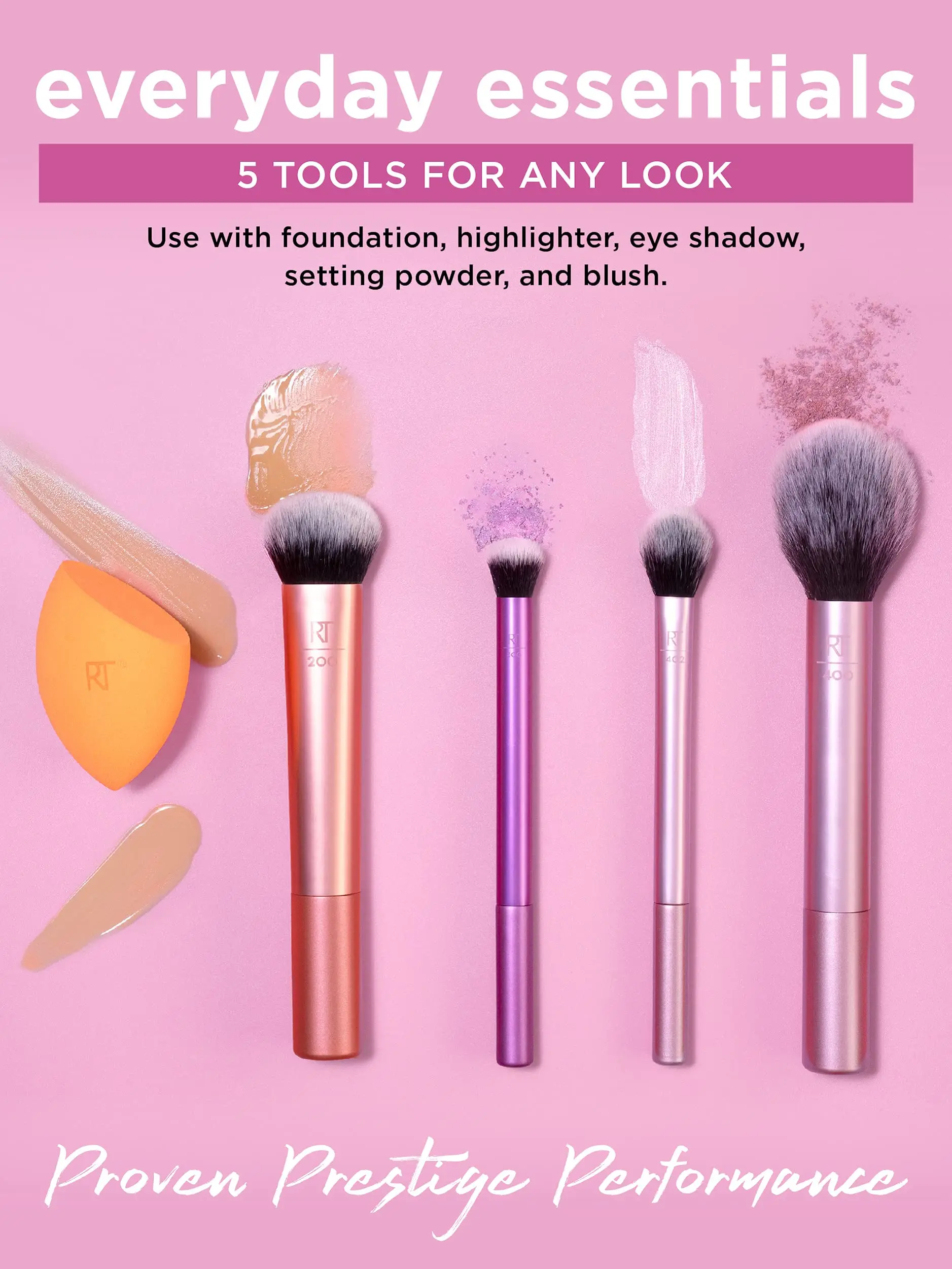 Make-Up Kwasten Set Voor Cosmetische Foundation Poeder Blush Oogschaduw Kabuki Mengen Real Technieken Make Up Brush Beauty Tool