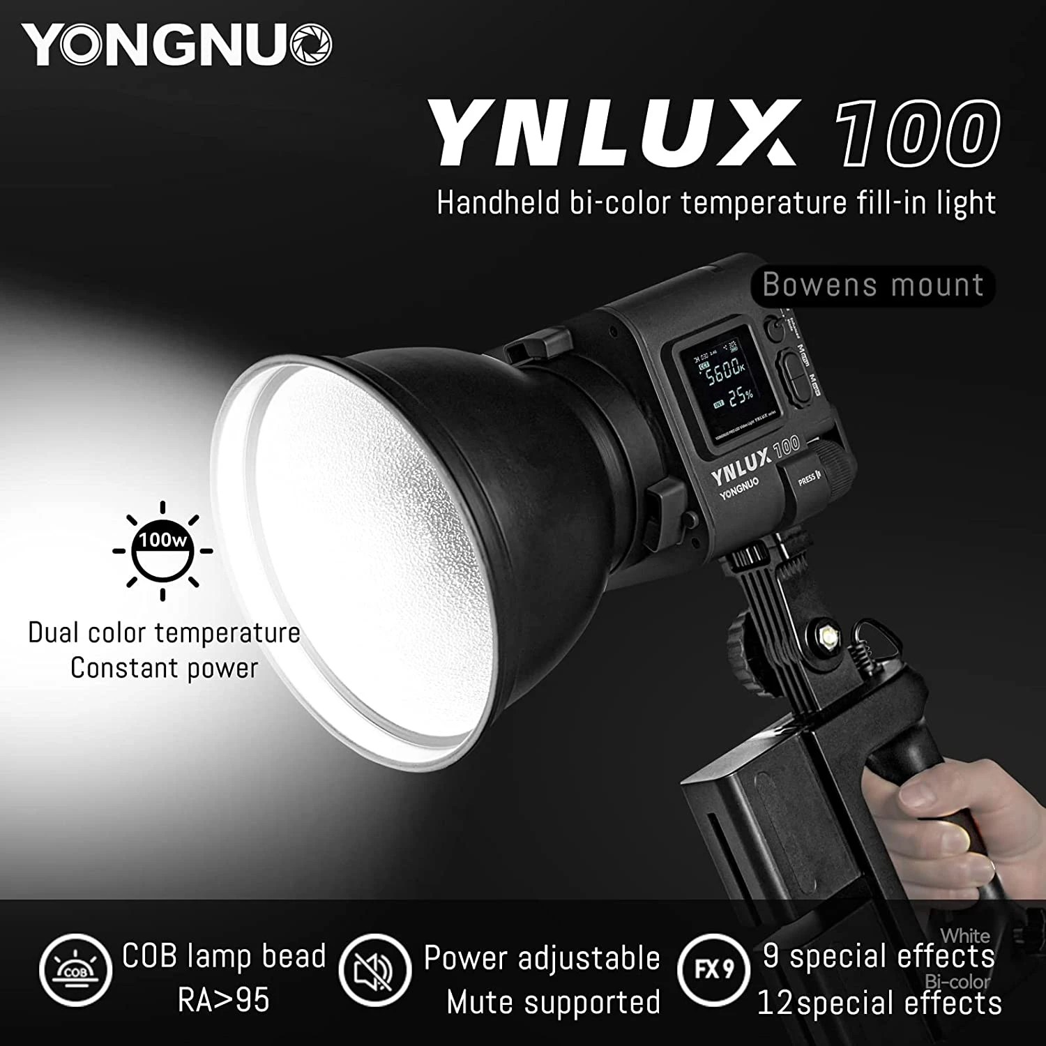 Yongnuo Ynlux100 Kit 100w Led For Photography Lighting Video Light