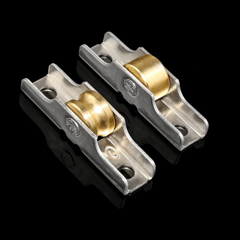 Sliding Door Rollers Window Pulley 10/12MM Window Groove Wheel Flat wheel Pulley Sliding Door Roller Runner Display Cabinet Mute Wheel Track Pulley Furniture