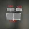Mini Scale 1/35 1/64 1/87  Diy Sand Table Scene Fence Rails Model ABS Isolation Net For Railway Landscape Layout Diorama Kits 2
