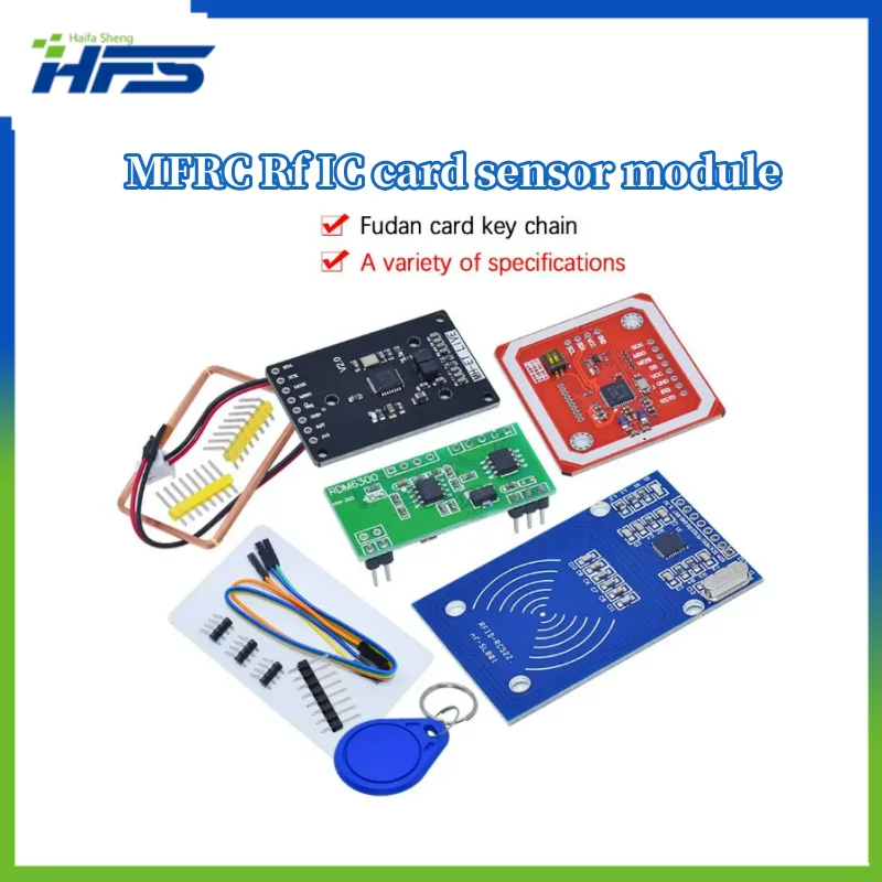 

RFID module with SPI tags write and read for Arduino Uno 2560, RC522, MFRC-522, RDM6300, S50, 13.56 MHz, 125Khz, 6cm