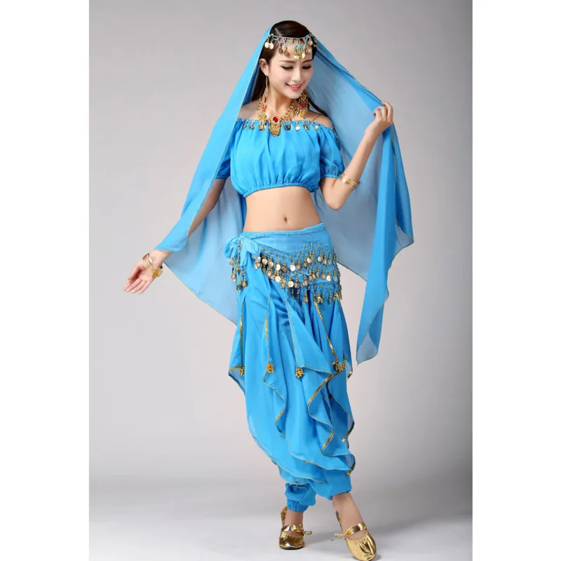 Saris Nuevos Para Las Mujeres En La India Profesional De Danza De Bollywood  Ropa De Actuaciones Escenario Oriental Trajes De Danza Clásica Dql5823 -  Ropa India - AliExpress