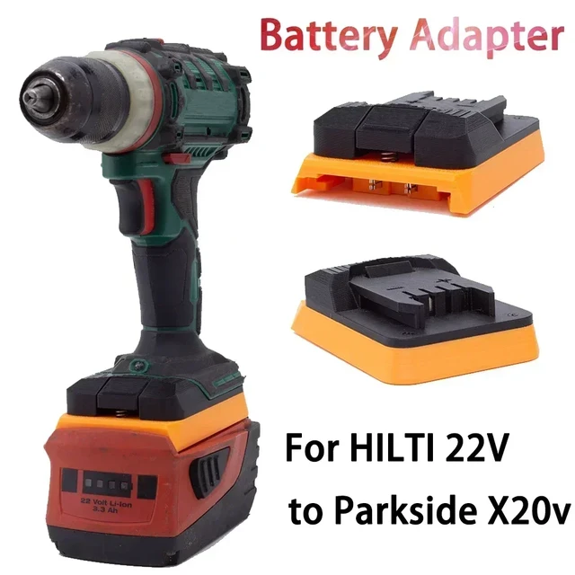 Per gli strumenti della serie Lidl Parkside X20V compatibili con il  convertitore dell'adattatore della batteria agli ioni di litio HILTI 22V B  22