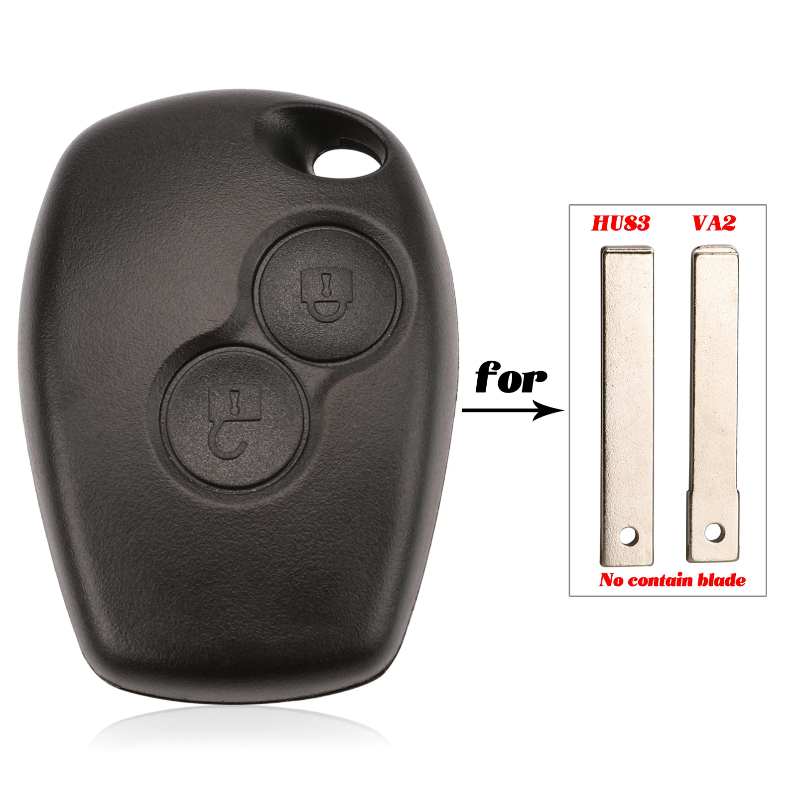 Sleek Remote Car Key Shell Cover