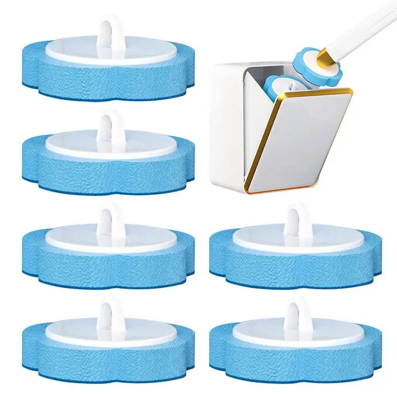 

Refillable Toilet Brush Scented Toilet Refillable Brush With Soft Brush Head Toilet Accessories For Mirrors Toilets Floor Drain