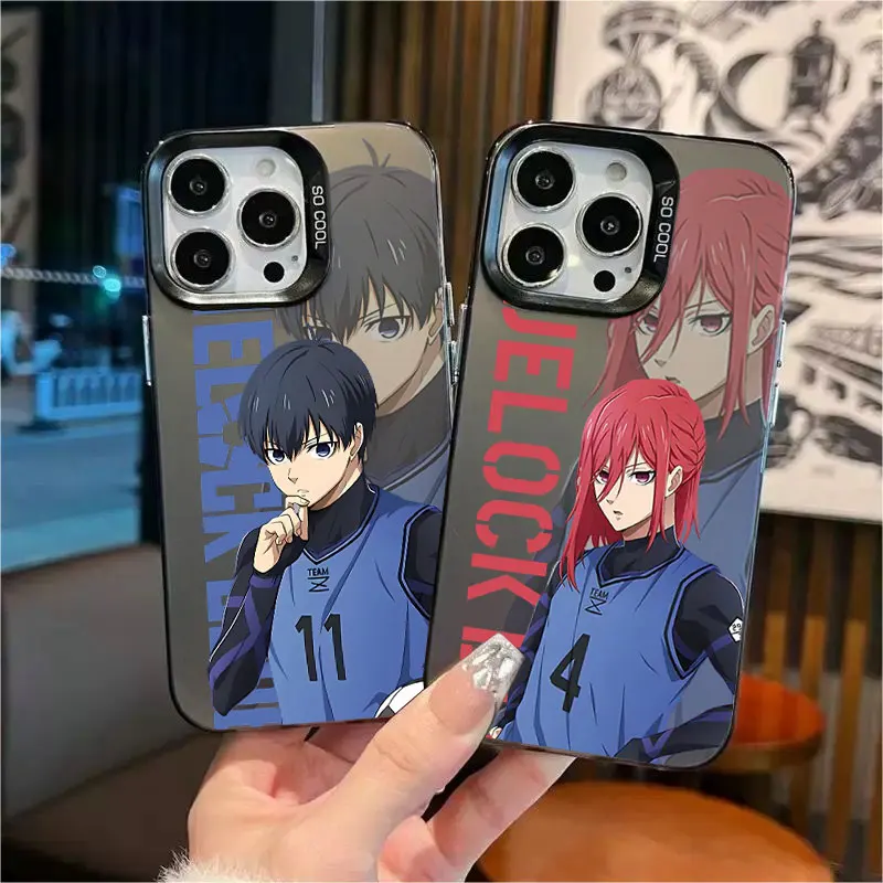 Hot Blood Blue Lock Matte Phone Case - Stylish and Durable Protection