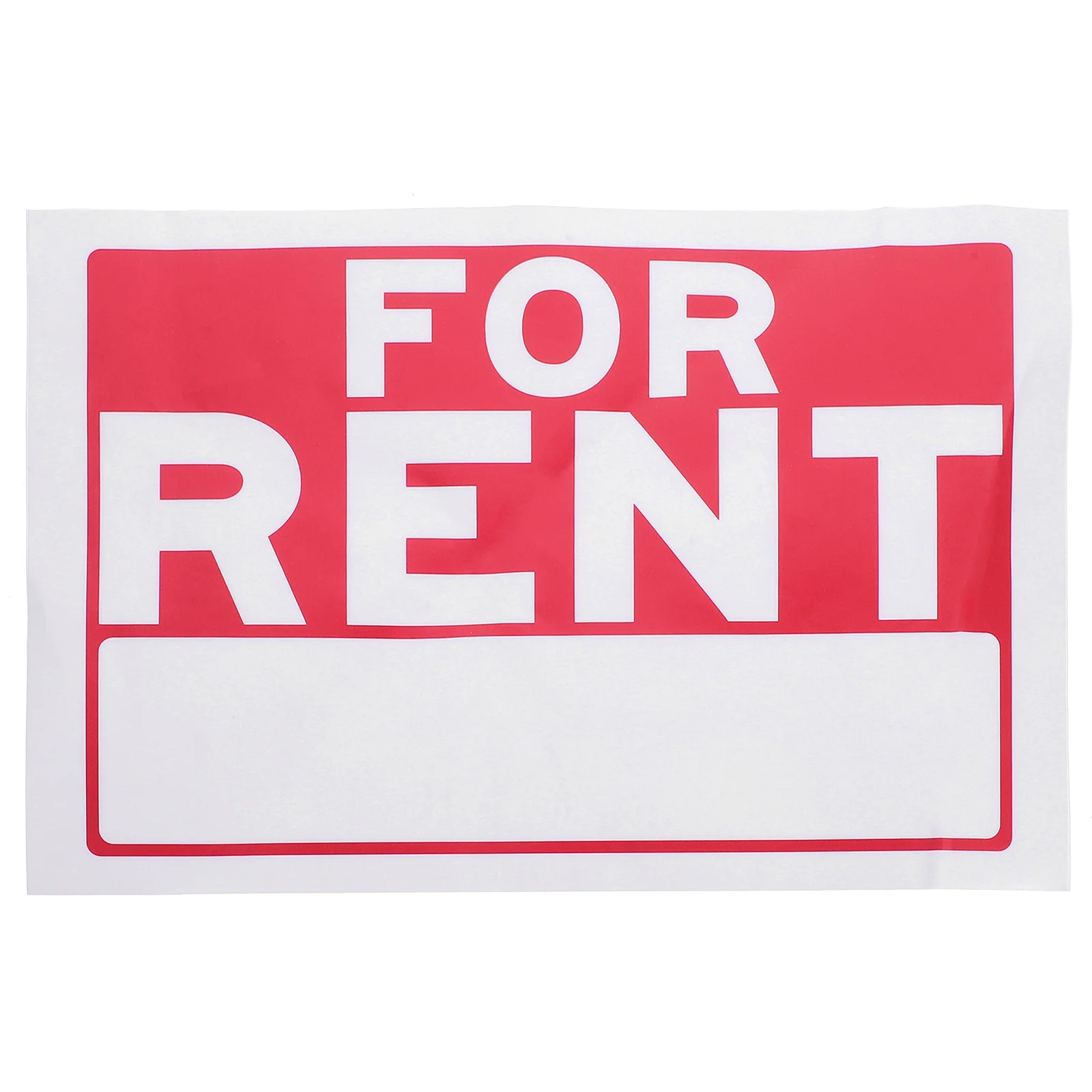 

1 Sheet Practical Apartment For Rent Sign Car For Rent Decal For Rent Sticker