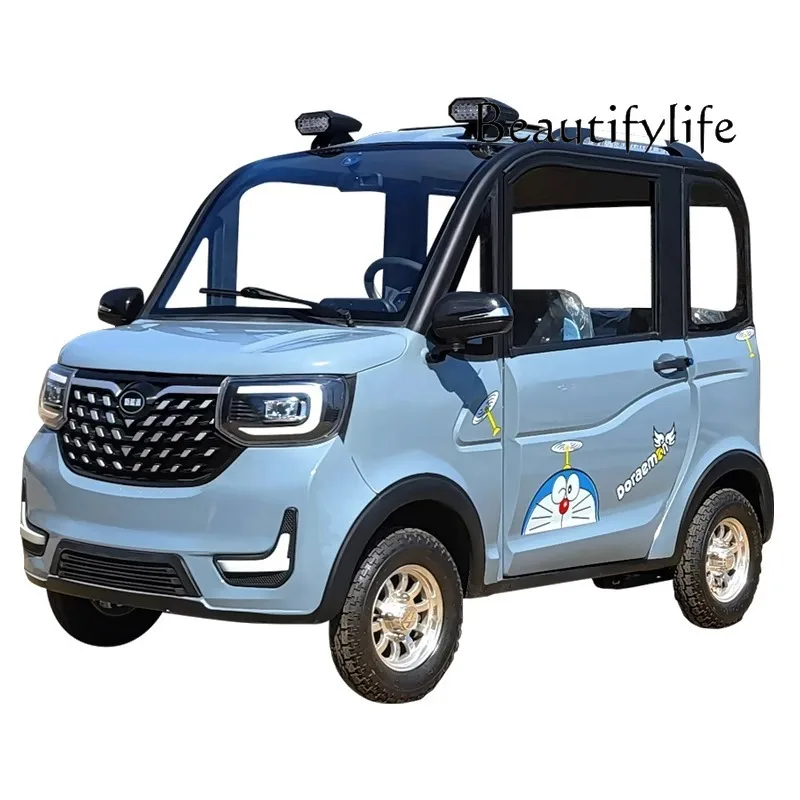 

Электрический квадроцикл женский маленький бытовой прогулочный Аккумулятор для взрослых Новый энергосберегающий бензиновый Электрический двойного назначения